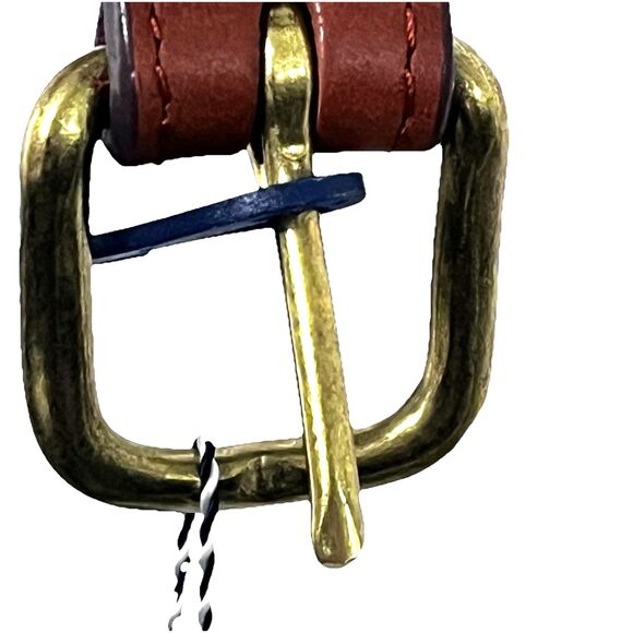 Smathers & Branson Golf Clubs Needlepoint Belt 38 Hand-Stitched Leather NWT - Picture 14 of 16